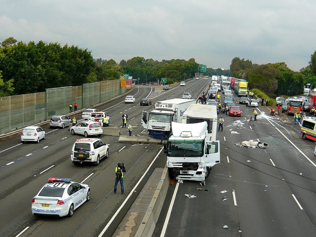 multiple car accident